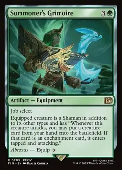 Light Play, English MTG Regular Summoner's Grimoire Final Fantasy (MTG) Magic th - Image 1