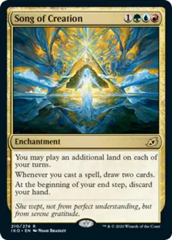 NM-Mint, English MTG Regular Song of Creation Ikoria: Lair of Behemoths Magic th - Image 1