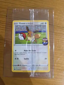 Eevee On The Ball 002/005 Exclusive Futsal Promo Pokemon Card New & Sealed - Image 1