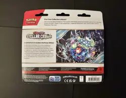 Pokemon TCG: Scarlet & Violet Stellar Crown 3-Pack Booster Blister Latias Promo - Image 2