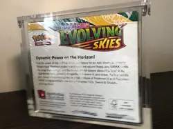 Pokemon SWSH Evolving Skies Booster Box (w/ acrylic case) read description 820650818776 - Image 3