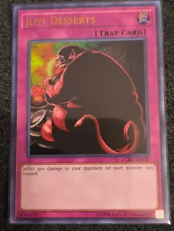 Yugioh- 1X Just Desserts - Ultra Rare - Unlimited - LCKC-EN105 - Near Mint - Image 1