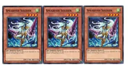 Yugioh- 3X Spearfish Soldier - Common - Unlimited - GENF-EN018 - Near Mint - Image 1