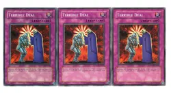 Yugioh- 3X Terrible Deal - Common - Unlimited - FOTB-EN050 - Near Mint - Image 1