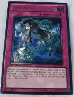Yugioh 1x Mischief of the Yokai STBL-EN08 Ultimate Rare 1st Edition NM - Image 2