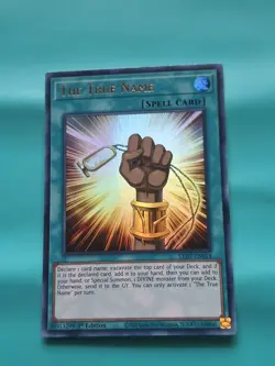 Yugioh - The True Name Ultra Rare 1st Edition LED7-EN014 LP - Image 1