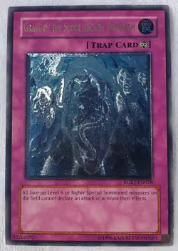 Yugioh 1x Grave of the Super Ancient Organism RGBT-EN078 Ultimate Rare Unlimited - Image 1