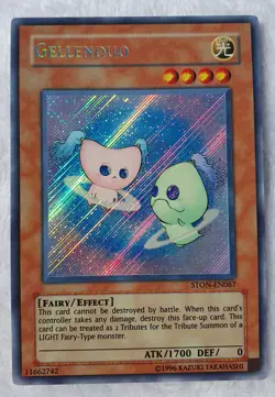 Yugioh 1x Gellenduo STON-EN067 Secret Rare Unlimited Edition NM - Image 1