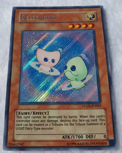 Yugioh 1x Gellenduo STON-EN067 Secret Rare Unlimited Edition NM - Image 3
