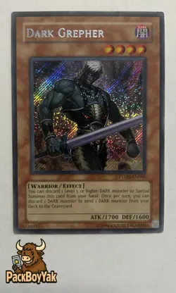 Yugioh! Dark Grepher - PTDN-EN000 - Secret Rare - Unlimited Edition - LP to LP+ - Image 1