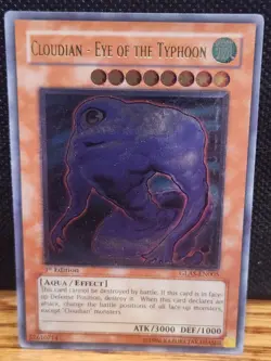Cloudian - Eye Of The Typhoon Ultimate Rare 1st Edition Yugioh GLAS-EN005 NM - Image 1