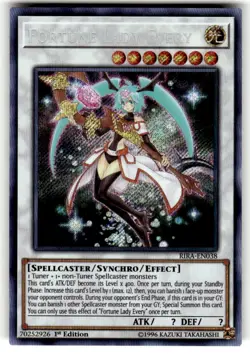 Yugioh Fortune Lady Every RIRA-EN038 Secret Rare 1st Ed NM - Image 1