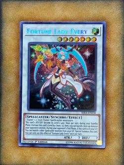 Yugioh Fortune Lady Every RIRA-EN038 Secret Rare 1st Ed NM - Image 1