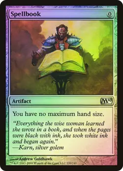 Spellbook Foil x1 Magic 2010 M10 MTG Magic the Gathering Artifact Card - Image 1