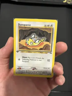 Pokemon Dunsparce 1st Edition Neo Discovery Card 54/75, - Image 1