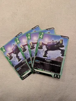 GD01-038 Adzam X4 Playset Gundam TCG CCG English Card Game - Image 1