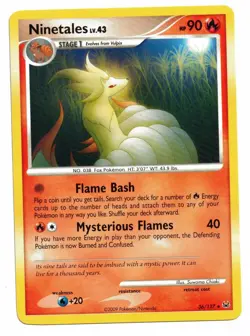 Pokemon Card: Ninetales 36/127 Platinum Set Rare! GD - Image 1