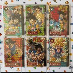 Dragon Ball Z Carddass Card Complete Prism Holo Set Lot Vintage 1996 - Image 1