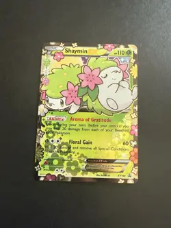 Shaymin EX XY148 Generations Black Star Promo Holo Ultra Rare Pokemon Card -NM - Image 1