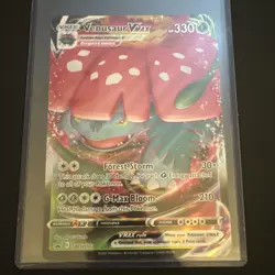 Pokemon Venusaur VMAX TCG Sword & Shield SWSH102 Holo Oversized Promo Card - Image 1