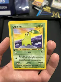 Pokemon Chikorita TCG Neo Genesis 1st Edition Common Card 53/111 - Image 1