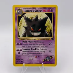 Pokemon TCG Sabrina's Gengar Gym Challenge 29/132 Rare Card - Image 1
