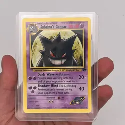 Pokemon TCG Sabrina's Gengar Gym Challenge 29/132 Rare Card - Image 5