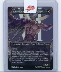 1x MTG Final Fantasy FIN - Sephiroth, Fabled SOLDIER - Borderless - Foil - NM/M - Image 2