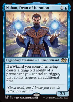 MTG Naban, Dean of Iteration (Anime) [Foundations Jumpstart] Near Mint - Image 1