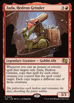 MTG Zada, Hedron Grinder (Anime) [Foundations Jumpstart] Near Mint - Image 1