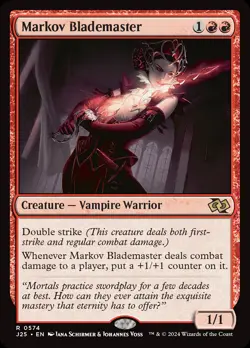 MTG Markov Blademaster [Foundations Jumpstart] Near Mint - Image 1