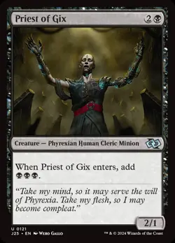 MTG Priest of Gix [Foundations Jumpstart] Near Mint - Image 1