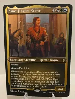Nine-Fingers Keene (Foil Etched) MTG Commander Legends: Battle for Baldur's Gate - Image 1
