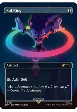 🌟 Sol Ring #2093 Sonic X Secret Lair MTG PRESALE 🌟 - Image 1