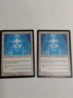 MTG Magic the Gathering Serenity (24/167) Weatherlight LP X2 - Image 1