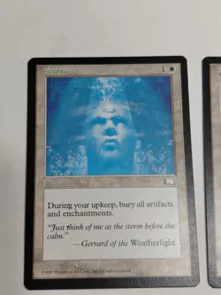 MTG Magic the Gathering Serenity (24/167) Weatherlight LP X2 - Image 2