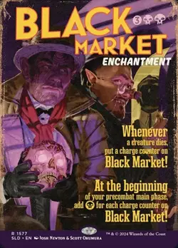 Black Market - Extended Art SLD NM MTG - Image 1