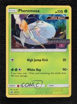 Pheromosa (Forbidden Light Stamp) Pokemon Sun & Moon Black Star Promo 0zw0 - Image 1