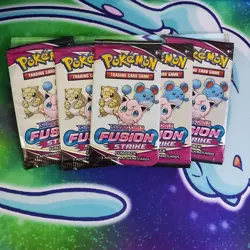 Pokemon Fusion Strike Fun Pack: 3 Cards New Sealed Sword & Shield: Fusion Strike - Image 1