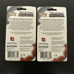 Pokemon TCG: Sun & Moon Burning Shadows Set X2 Blister New Factory Sealed - Image 2