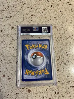 2020 POKEMON SM BLACK STAR PROMO TAG TEAM ESPEON & DEOXYS GX PSA 8 - Image 2