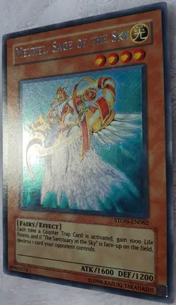 Yugioh 1x Meltiel, Sage of the Sky STON-EN062 Unlimited Ed Secret Rare Near Mint - Image 5