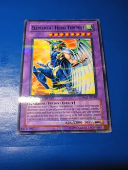 Limited Ed Elemental Hero Tempest MF02-EN001 Parallel rare Yugioh! (Tracked) - Image 1