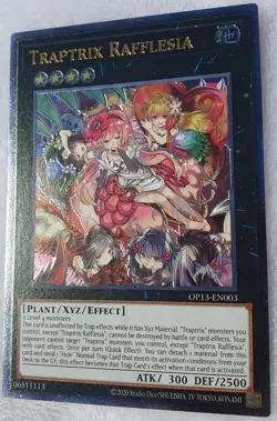 Yugioh 1x Traptrix Rafflesia OP13-EN003 Ultimate Rare Unlimited NM - Image 4