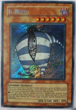 Yugioh 1x IL Blud TAEV-EN088 Secret Rare Unlimited Edition NM - Image 1