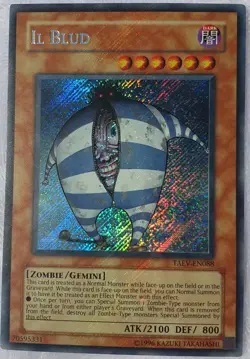 Yugioh 1x IL Blud TAEV-EN088 Secret Rare Unlimited Edition NM - Image 3