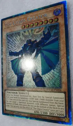 Yugioh 1x The Chaos Creator TOCH-EN006 Collectors Rare 1st Edition Near Mint - Image 1