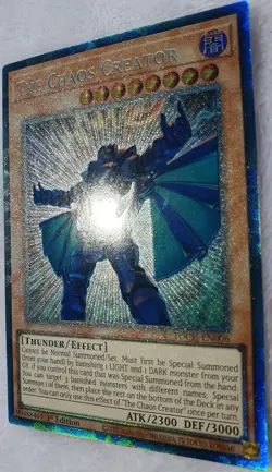 Yugioh 1x The Chaos Creator TOCH-EN006 Collectors Rare 1st Edition Near Mint - Image 2