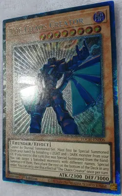Yugioh 1x The Chaos Creator TOCH-EN006 Collectors Rare 1st Edition Near Mint - Image 3