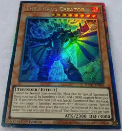 Yugioh 1x The Chaos Creator TOCH-EN006 Collectors Rare 1st Edition Near Mint - Image 5